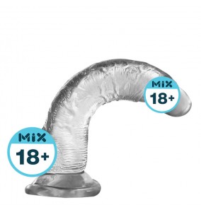 MizzZee - Transparent Crystal Dildo (L:20cm - D:3.8cm)